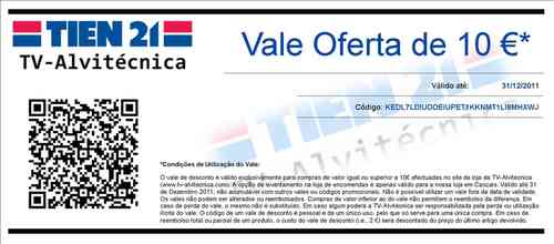 Vale Oferta TV-Alvitécnica 10€