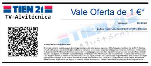 Vale Oferta TV-Alvitécnica 1€